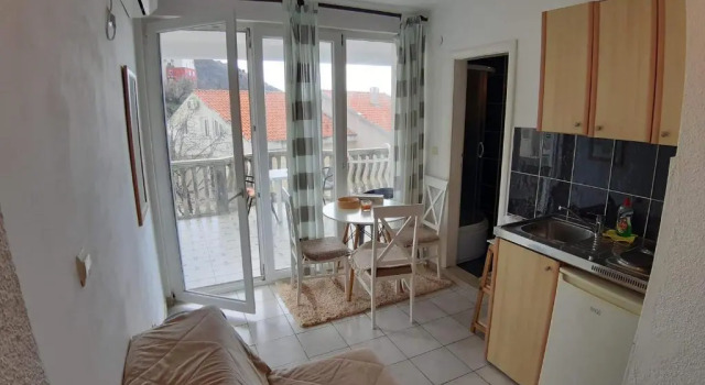 Студия с балконом и с частичным видом на море Apartments Kuljaca