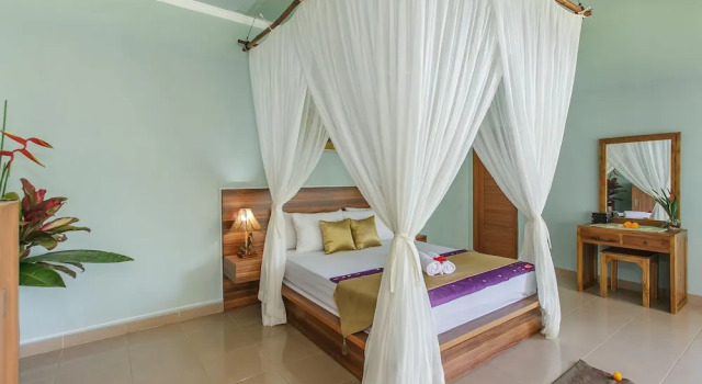 Вилла с 2 комнатами с красивым видом из окна Villa DCarik Bali