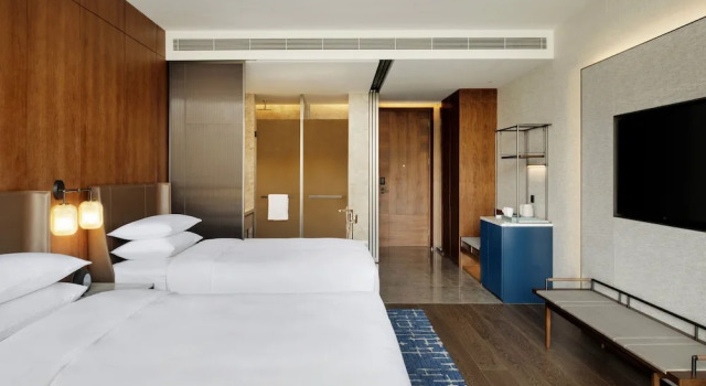 Четырёхместный номер Deluxe с видом на сад Sheraton Xuzhou