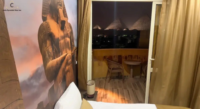 Двухместный номер Standard с балконом и с панорамным видом Celia Pyramids View inn