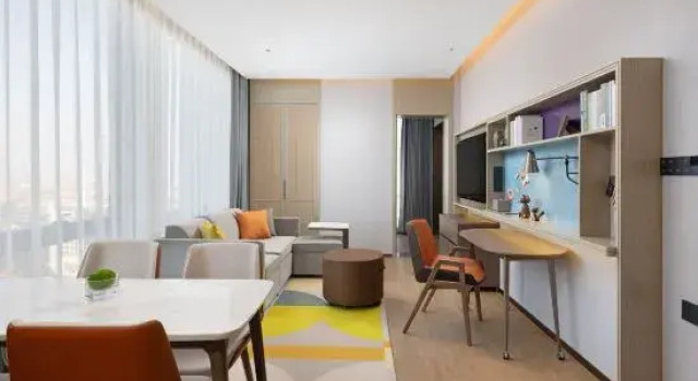 Люкс HOME2 SUITES BY HILTON Jingjiang Binjiang New Town