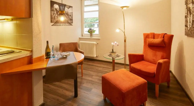 Одноместные апартаменты Comfort Ferien Residenz Bergfried