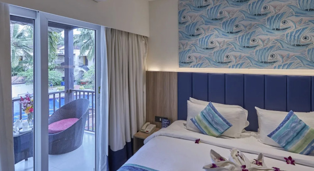 Люкс Luxury с балконом Royal Orchid Beach Resort & Spa, Goa