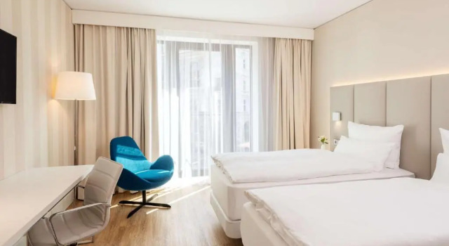 Standard double chambre Avec vue NH Leipzig Zentrum