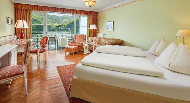 Двухместный номер Deluxe Wellness с балконом и с видом на озеро Grand Hotel Zell am See
