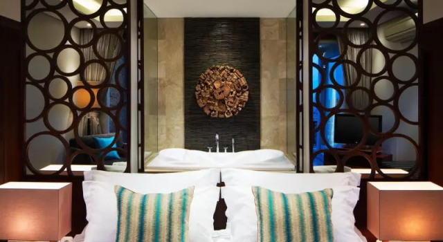 Suite 1 Schlafzimmer Sun Island Suites & Spa Goa Gong