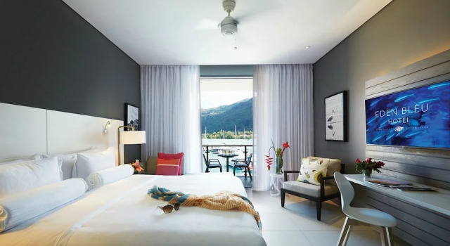 Deluxe kamer met balkon en  uitzicht op de haven Eden Bleu Hotel