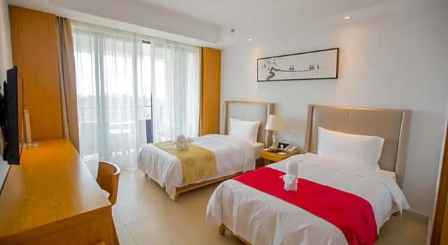 Люкс с 3 комнатами Fu Hai Tang Resort Haitang Bay