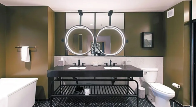 Двухместный люкс Hotel Indigo - Columbus at Riverfront Place by IHG