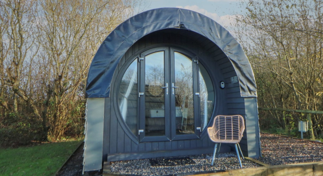 Glamping Pod 5 - Gower, Book Campingplads Camping og glamping i Cardiff, Campingplads