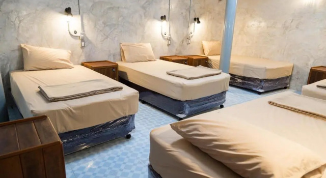 Кровать в общем номере Banchan Hostel