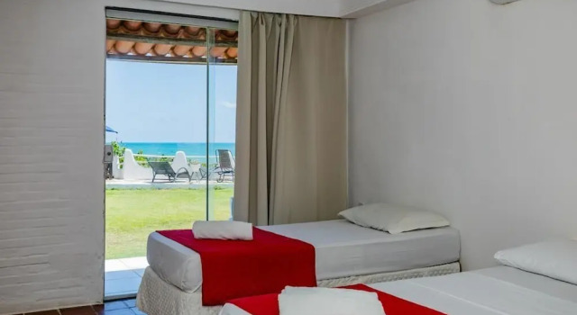 Четырёхместный номер Standard с видом на океан Hotel Paraíso Natal