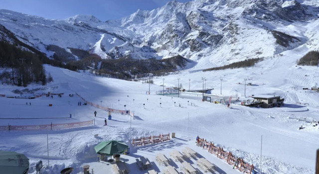 Одноместный номер Standard с балконом и с видом на горы Hotel THE LARIX ski-in ski-out