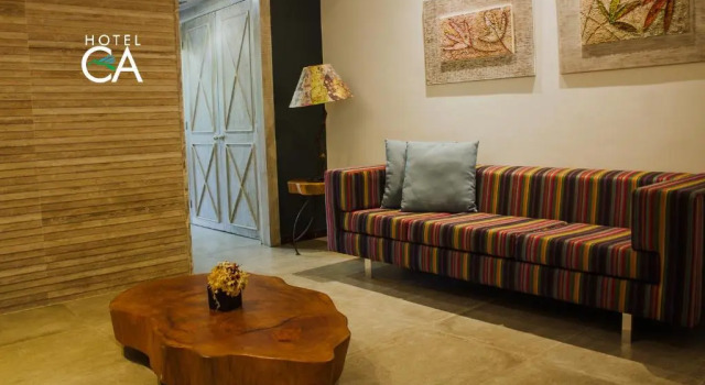 Полулюкс с балконом и с видом на реку Hotel Canto das Águas - Roteiro de Charme