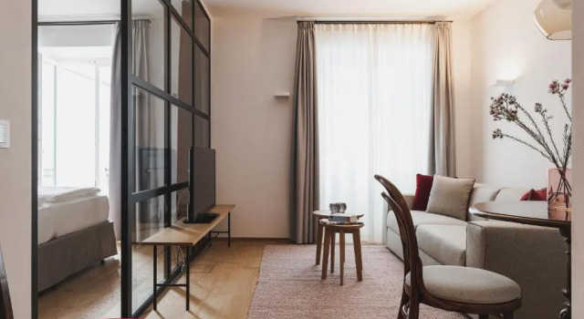 Апартаменты c 1 комнатой с балконом Kuntino Suites