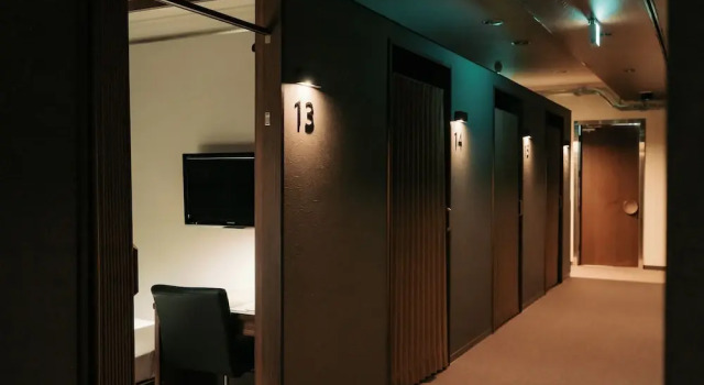 Кровать в общем номере (мужской номер) Tanegashima Araki Hotel