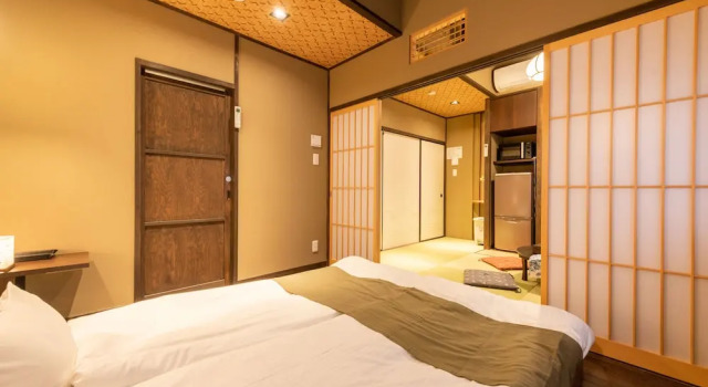KumoMachiya Takasegawa, Book Hotel Kyoto Japan