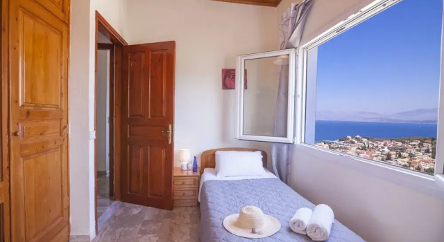 Villa Agathi with amazing view and pool