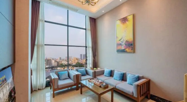 Люкс Дуплекс c 1 комнатой Jinpin Feicui Hotel (Pingzhou Yuqijie Subway Station Branch Pingnan)