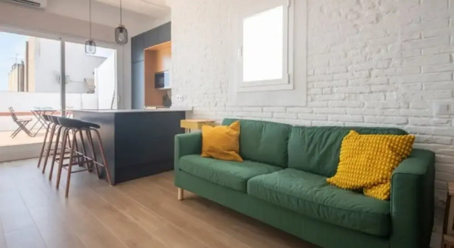 Th04 Atico con Terraza y Aire Acond en Taragona, Забронировать Апартаменты/квартира Таррагона Tarragonès, рядом с Provincial Traffic Headquarters