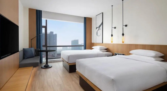 Четырёхместный номер Standard Fairfield by Marriott Hangzhou Xiaoshan