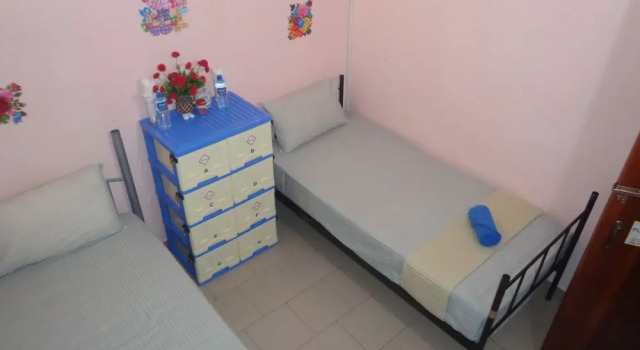 Кровать в общем номере Airport Residence Inn