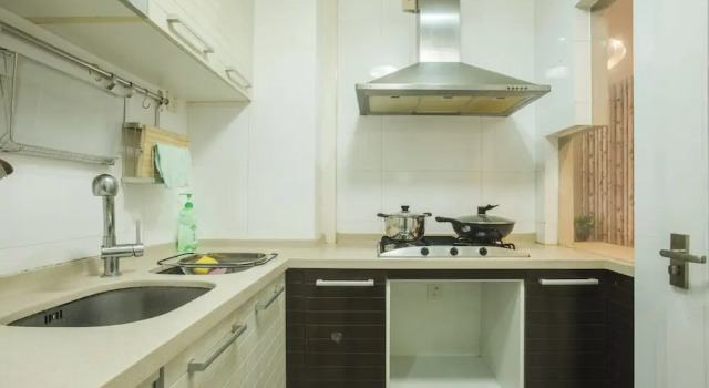 Семейный люкс с 2 комнатами GoNative Downtown Apartment Xuhui