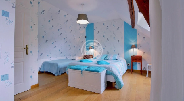 Трёхместный номер Comfort с видом на горы La Boucle de lAdour Chambres dHôtes