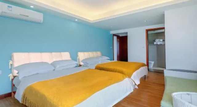 Люкс с 3 комнатами с видом на море Boting · Qisu Seaview Hotel Apartment (Country Garden Shili Yintan)
