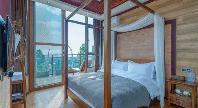 Люкс с видом на море Xuantingyuan Inn