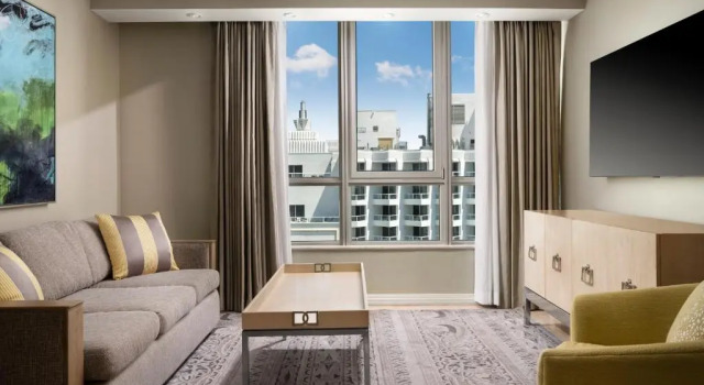 Двухместный люкс c 1 комнатой с видом на город Hilton Bentley Miami South Beach
