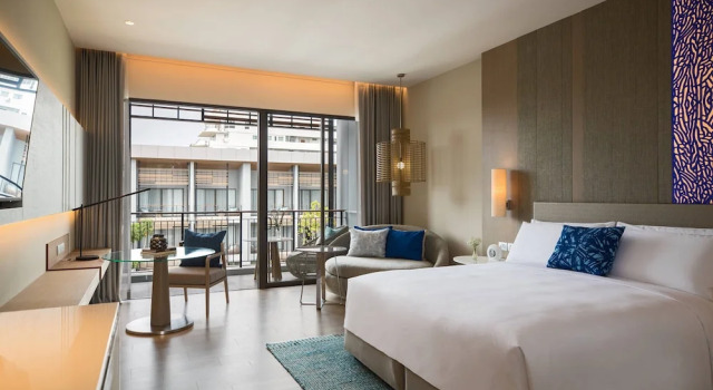 Двухместный номер Standard с балконом и с красивым видом из окна Renaissance Pattaya Resort & Spa