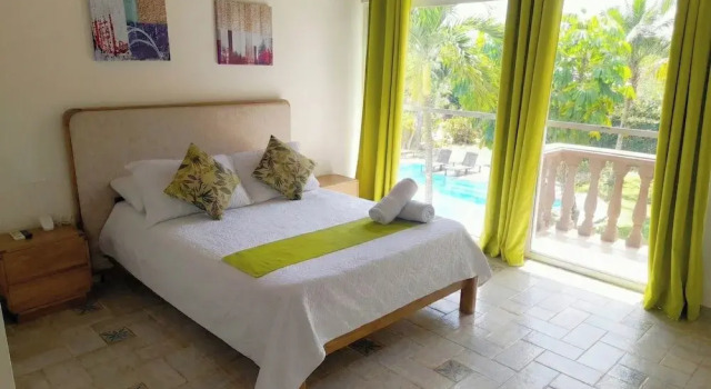 Номер Classic с балконом и с частичным видом на океан Coral house San Andres