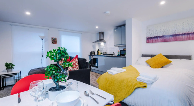 City Centre Cosy Studio Apartments, Забронировать Апартаменты/квартира Ливерпуль Мерсисайд, рядом с Железнодорожная станция Ливерпуль-Джеймс-стрит