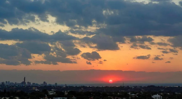 Standard quadruple chambre Vue sur la ville Aloft Asuncion