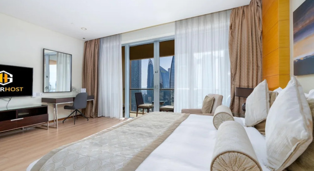 Студия SuperHost - Spacious Studio With Direct Burj Khalifa View I Address Dubai Mall