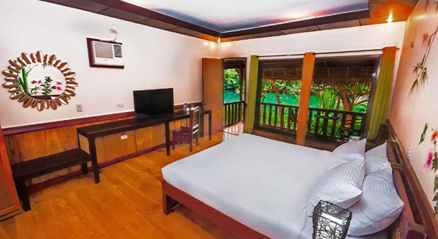 Habitación doble Estándar con vista al lago Loboc River Resort