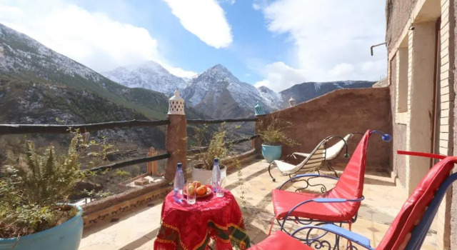 Трёхместный номер Standard с балконом Toubkal Garden