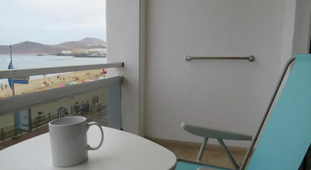Апартаменты Loft en playa Las Canteras-vista mar con wifi