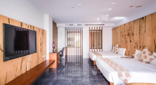 Четырёхместный номер Deluxe с видом на сад Oceanic Pearl Resort