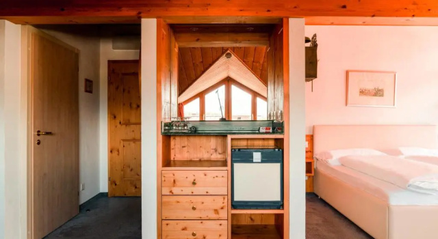 Четырёхместный номер Standard Hillsite Hotel Flims