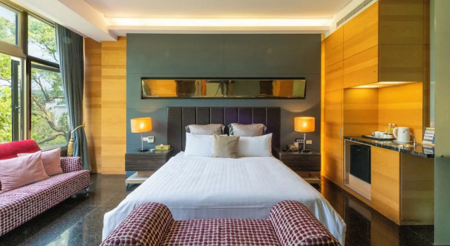 Двухместный номер Deluxe 湖山風景旅館 Sun-View Motel