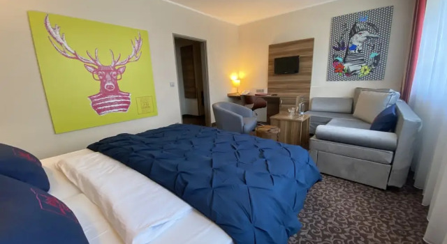 Семейный номер Standard с видом на город Hotel Am Schloss Ahrensburg