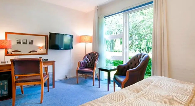 Номер Standard с видом на озеро Golf Hotel Viborg