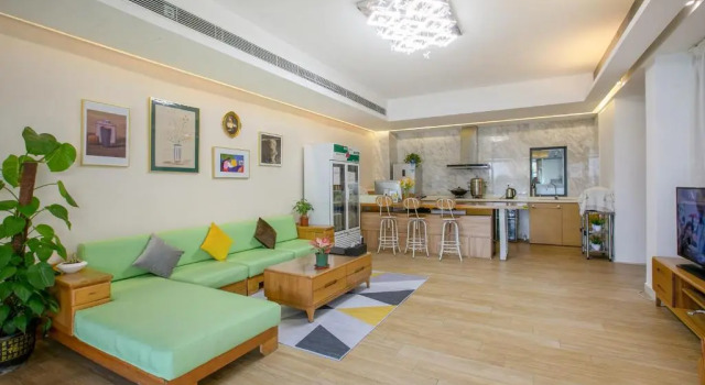 Апартаменты с 3 комнатами с видом на море HuiZhou HuaYangNian Seaview Guesthouse