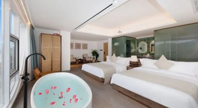 Кровать в общем номере Night Island · Casa Moroccan Design Homestay (Compared to Changwei Branch)