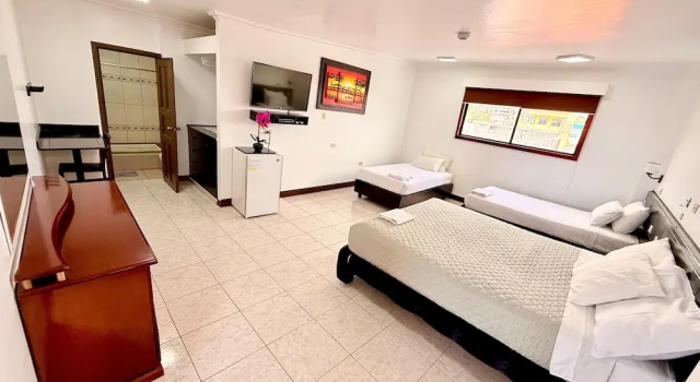 Трёхместный номер Comfort c 1 комнатой с балконом Hotel Los Algarrobos