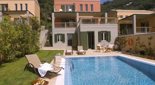 Вилла с видом на сад Erkina Villas Kalami Corfu