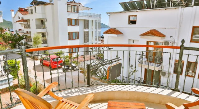 Апартаменты Economy c 1 комнатой с балконом и с видом на город Çınarlar Apart Hotel KAŞ