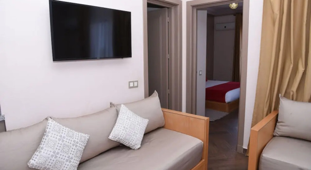 Люкс с балконом и с видом на море Golden Beach Apparthotel